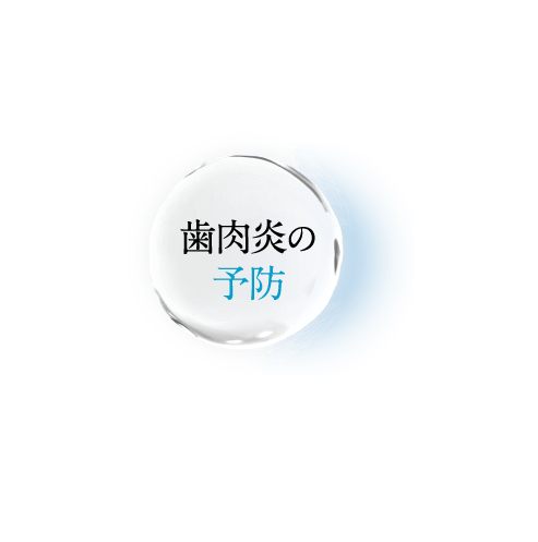 歯肉炎の防止